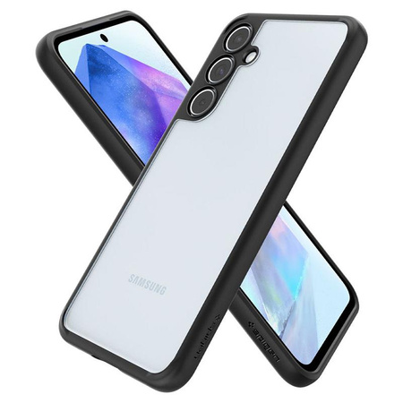 Spigen Ultra Hybrid - Etui pour Samsung Galaxy A55 5G (Noir mat)