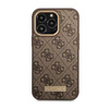 Guess 4G Logo Plate MagSafe - Etui iPhone 14 Pro Max (brązowy)
