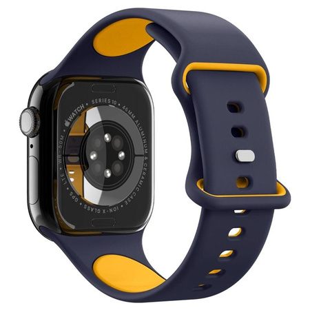 Spigen Nano Pop - Strap for Apple Watch 44/45/46/49 mm (Blueberry Navy)