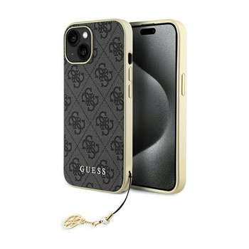 Guess 4G Charms Collection - iPhone 15 Case (grey)