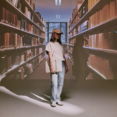 Incase Crosstown Sleeve with Woolenex - Hülle mit Tasche für MacBook Pro 14" (M4/M3/M2/M1/2024-2021) (Kalkstein)