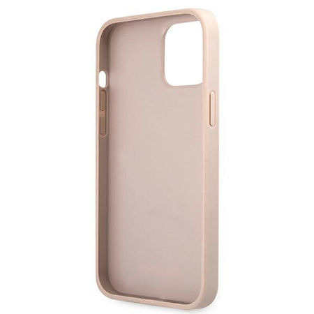 Guess 4G Metal Gold Logo - Case for iPhone 12 / iPhone 12 Pro (pink)