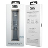 Karl Lagerfeld Silicone Karl Head - Watch Strap for Apple Watch 38/40/41 mm (Black)