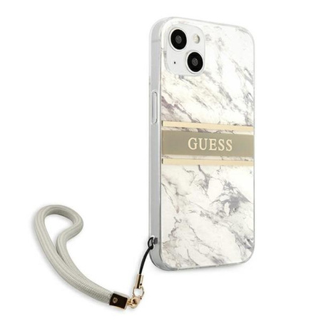 Guess Marble Strap - iPhone 13 Mini Case (gray)