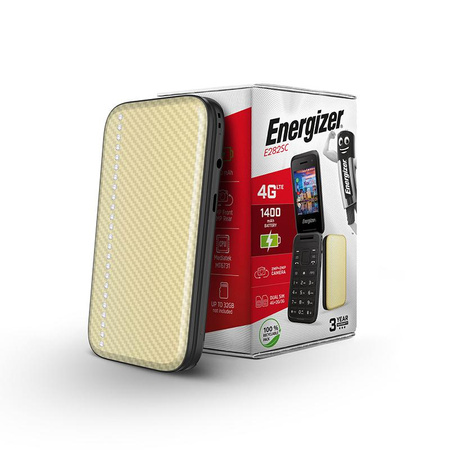 Energizer E282SC - Telefon 512MB RAM 4GB 2.8" 4G Dual Sim EU (Gold)