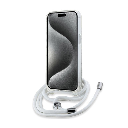 Karl Lagerfeld Crossbody IML Karl Head MagSafe - iPhone 15 / 14 / 13 Tasche (Transparent)