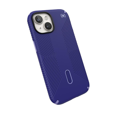 Speck Presidio2 Grip ClickLock & MagSafe - Tasche iPhone 15 / iPhone 14 / iPhone 13 (Future Blue/Purple Ink)