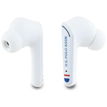 US Polo Assn DH Logo - Casque TWS + étui de chargement (blanc)