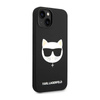 Karl Lagerfeld Choupette Head MagSafe Silicone - pouzdro na iPhone 14 Plus (černé)