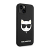 Karl Lagerfeld Choupette Head MagSafe Silicone - pouzdro pro iPhone 14 (černé)