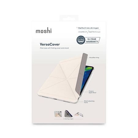 Moshi VersaCover - Origami case iPad Pro 11" M4 (2024) (Savanna Beige)