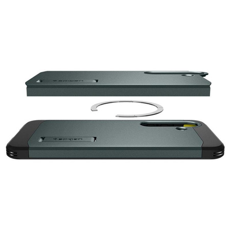 Spigen Tough Armor MagSafe - Pouzdro pro Samsung Galaxy S25+ (Abyss Green)