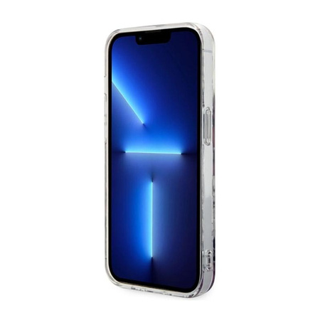 Guess Flower MagSafe - pouzdro pro iPhone 14 Pro Max (růžové)