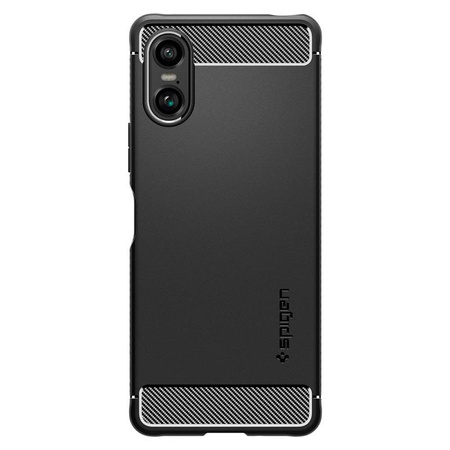 Spigen Rugged Armor - Tasche für Sony Xperia 10 VI (Mattschwarz)