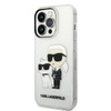 Karl Lagerfeld IML Glitter NFT Karl & Choupette - iPhone 14 Pro Case (Transparent)