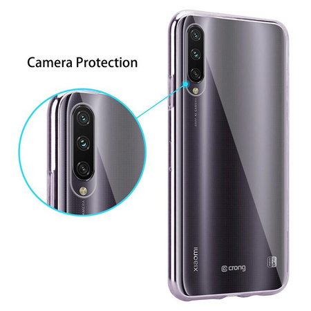 Crong Crystal Slim Cover - Etui Xiaomi Mi A3 (przezroczysty)