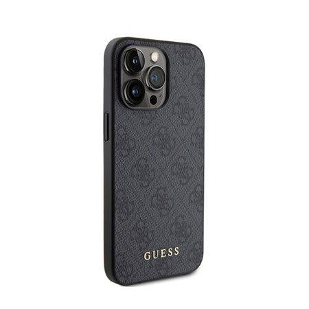 Guess 4G Metal Gold Logo - iPhone 15 Pro Max Case (gray)