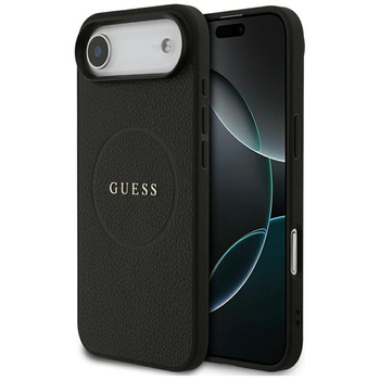 Guess Grained Ring MagSafe - Hülle iPhone Air (schwarz)