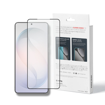 Crong 3D Armor Glass Lite - tvrzené sklo s celoplošným lepením pro Samsung Galaxy S26+