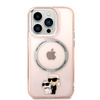 Karl Lagerfeld IML NFT Karl & Choupette Magsafe - pouzdro na iPhone 14 Pro Max (růžové)