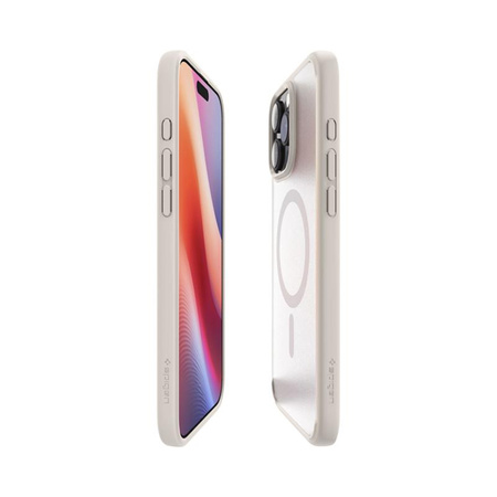 SPIGEN ULTRA HIBRID MAGSAFE IPHONE 16 PRO FAGY TERMÉSZETES TITÁNIUM