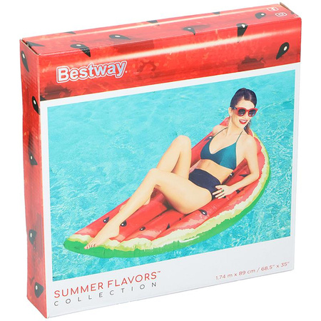 Bestway - Wassermelone aufblasbare Schwimmmatratze 174x89 cm