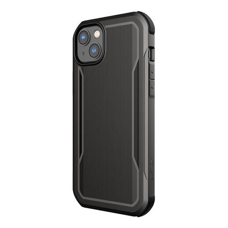 X-Doria Raptic Fort Built MagSafe - Armored iPhone 14 Plus Case (Drop-Tested 6m) (Black)