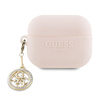 Guess 3D gumi 4G Diamond Charm - AirPods Pro 2 tok (rózsaszín)