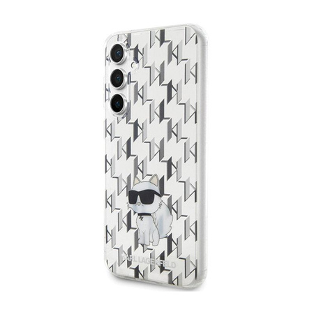 Karl Lagerfeld Monogramm Choupette - Samsung Galaxy S23 FE Hülle (Transparent)