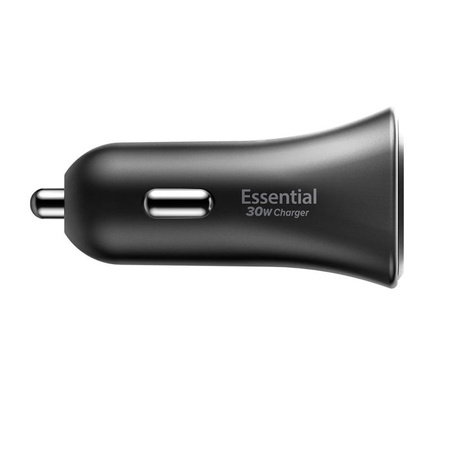 Spigen Essential EV301 - USB-C PD 3.0 PPS 30W autós töltő (fekete)
