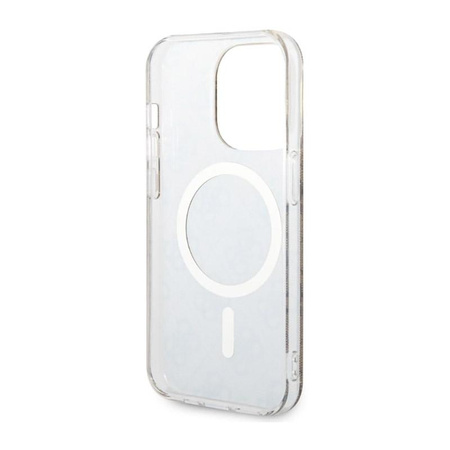 Guess 4G MagSafe - pouzdro pro iPhone 14 Pro Max (hnědé)