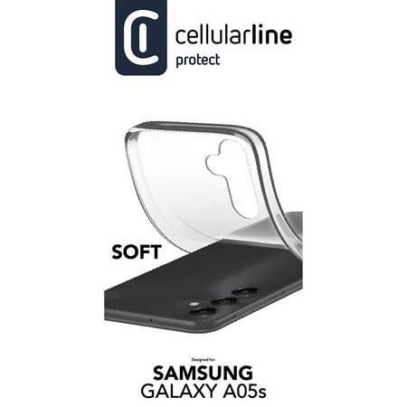 Cellularline Soft - Samsung Galaxy A05s case (transparent)