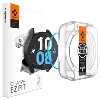 Spigen GLAS.TR EZ FIT 2-Pack - Verre trempé pour Samsung Galaxy Watch 6 40 mm (2 pcs)