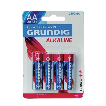 Grundig - Satz Alkalibatterien AA / R6 1,5 V 4 Stück.