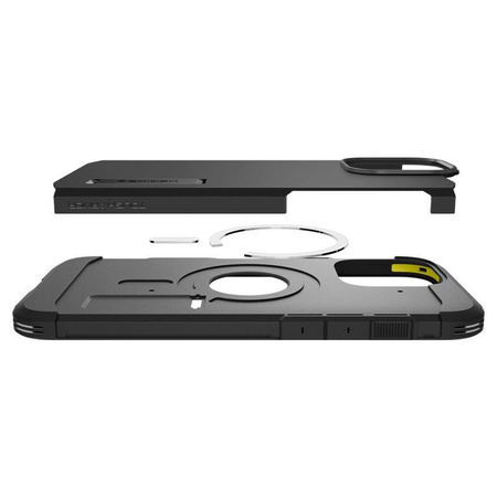 Spigen Tough Armor T MagSafe - tok iPhone 16 Pro készülékhez (fekete)