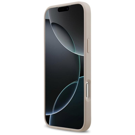 ETUI DO IPHONE 17 PRO MAX do MAGSAFE GUESS ORYGINALNE RÓŻOWE SKÓRZANE MODNE