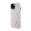 Guess Crossbody 4G Metal Logo - iPhone 15 Plus Case (pink)