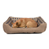Canapé-lit souple pour chiens 75 x 58 x 19 cm roz. L (beige)