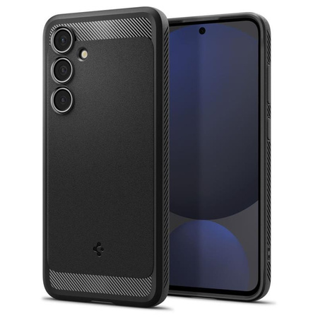Spigen Rugged Armor - Gehäuse für Samsung Galaxy S24 FE (Mattschwarz)
