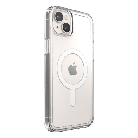 Speck Gemshell + MagSafe - Case for iPhone 15 Plus / iPhone 14 Plus with MICROBAN coating (Clear)