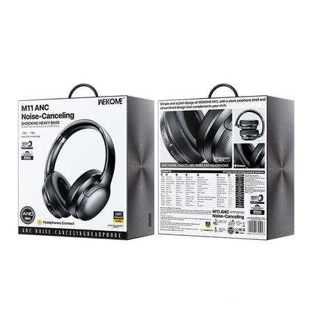 WEKOME M11 Enjoyer Series - Casque intra-auriculaire sans fil Bluetooth V5.3 ANC (Noir)