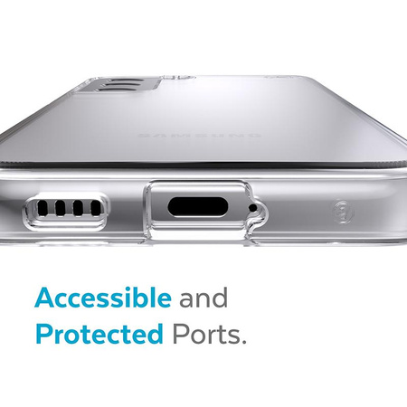 Speck Presidio Perfect-Clear - Samsung Galaxy S22+ Case with MICROBAN Coating (Clear/Clear)