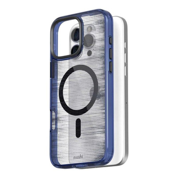Moshi iGlaze MagSafe - iPhone 16 Pro Tasche (Dusk Indigo)
