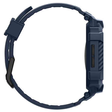 Spigen Rugged Armor Pro V2 – řemínek s pouzdrem pro Apple Watch 10/11 42 mm (tmavě modrá)