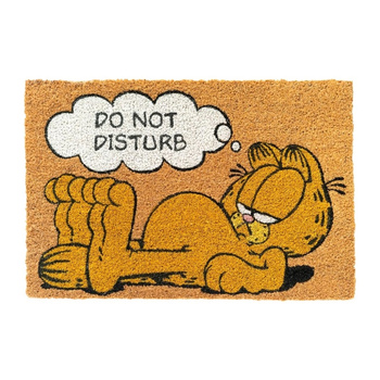 Wycieraczka pod Drzwi Wewnętrzna Garfield 40x60 Kokosowa z Napisem