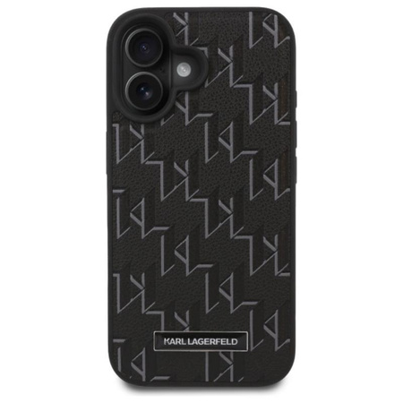 Karl Lagerfeld Hot Stamp MagSafe - pouzdro pro iPhone 16 Plus (černé)