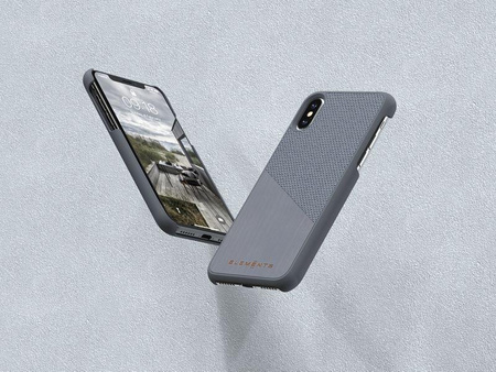 Nordic Elements Original Hel - Coque en bois pour iPhone Xs Max (Gris moyen)