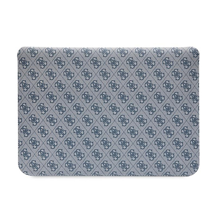 Pouzdro na počítač Guess 4G Stripe Metal Logo - 14" pouzdro na notebook (modré)