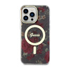 Guess Flower MagSafe - Coque pour iPhone 14 Pro Max (Vert)