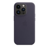 Apple Leather Case - Étui en cuir avec MagSafe pour iPhone 14 Pro (Ink)
